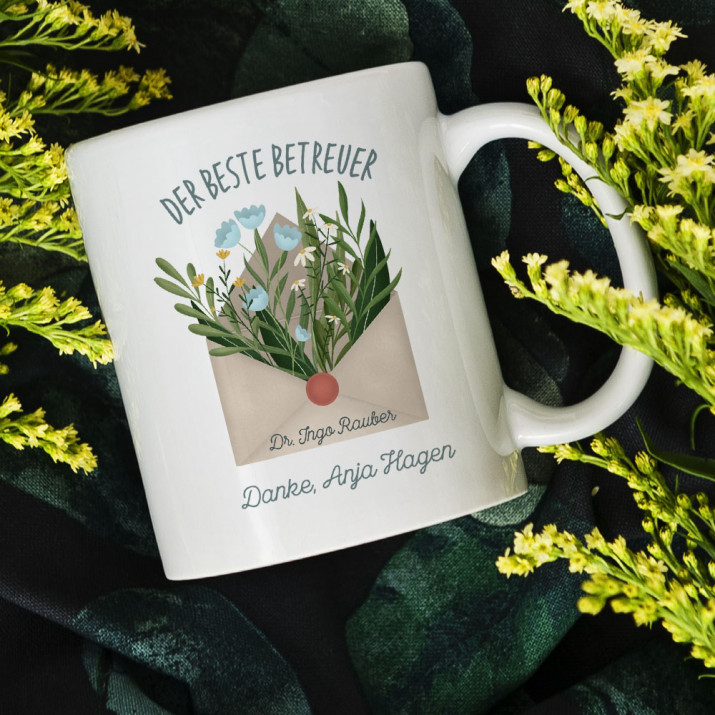 Bester Betreuer - personalisierte Tasse