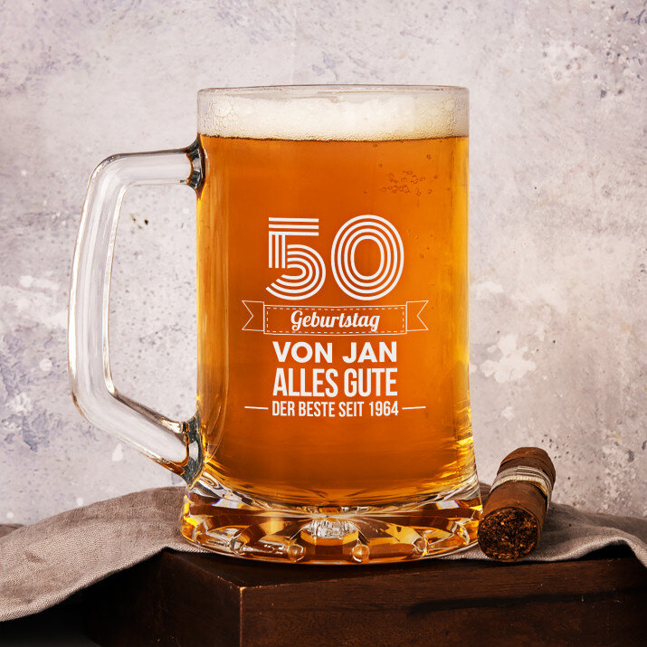 Alles Gute - Personalisierter Bierkrug