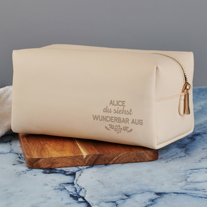 Du siehst wunderbar aus - Kosmetiktasche für Damen