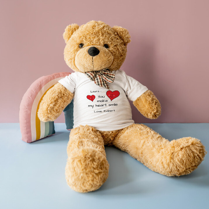 You make my heart smile - eddybär 90 cm