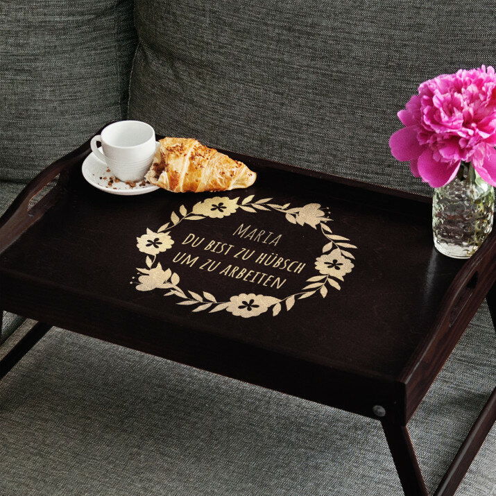 Zu hübsch - Frühstückstablett Zu hübsch - Frühstückstablett
