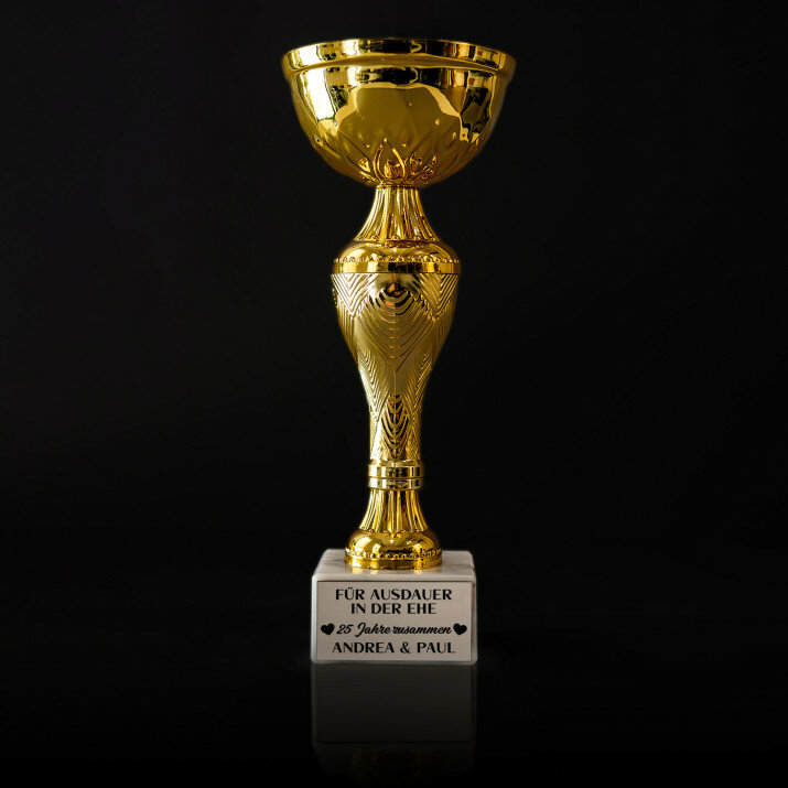Für Ausdauer in der Ehe - Goldpokal