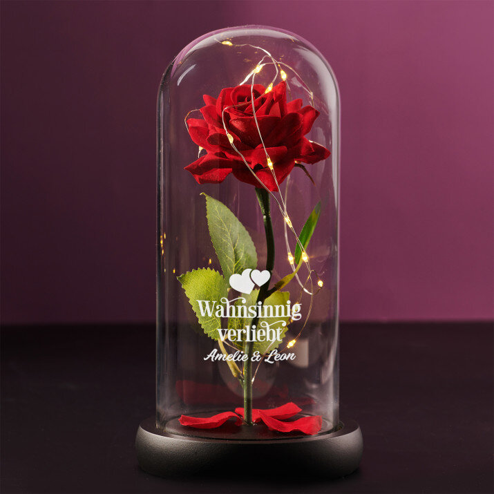 Wahnsinnig verliebt - Ewige Rose Im Glas