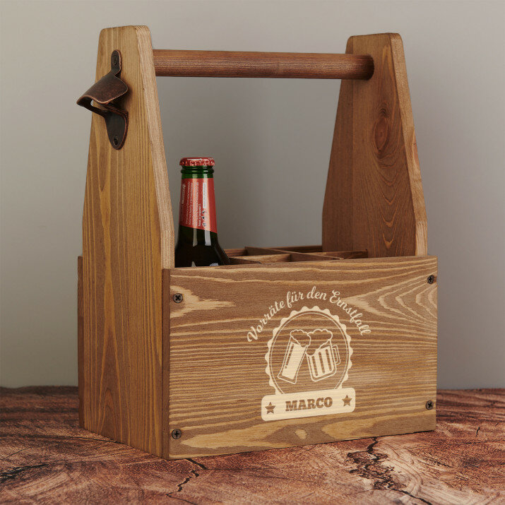 Vorräte für den Ernstfall - Flaschenträger