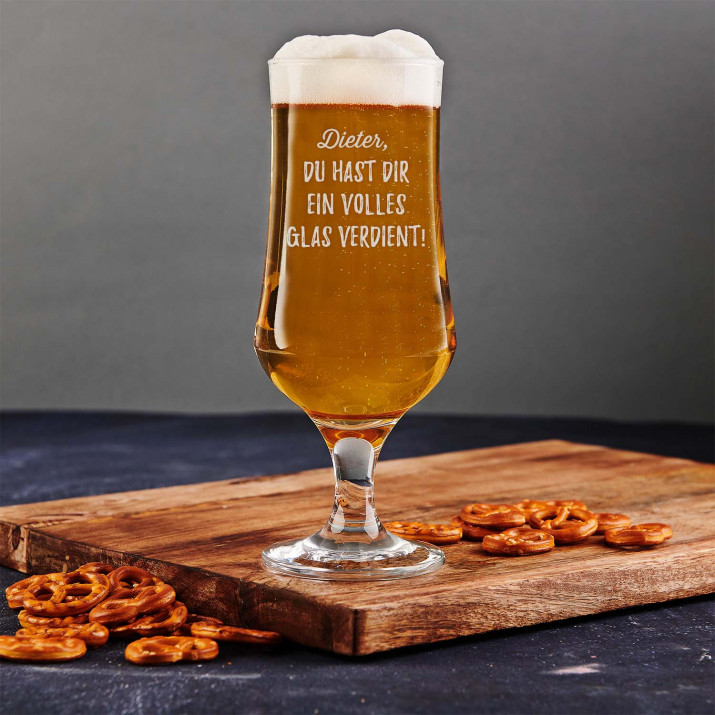 Ein volles Glas verdient - Bierpokal