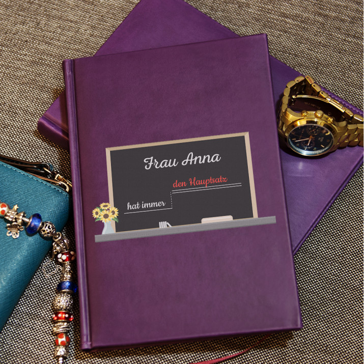 Hat den Hauptsatz - Notizbuch A5 mit Aufdruck Hat den Hauptsatz - Notizbuch A5 mit Aufdruck