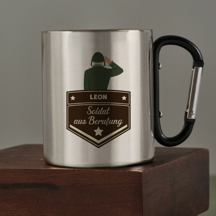 Soldat aus berufung - Karabinerbecher Soldat aus berufung - Karabinerbecher