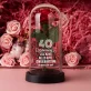 Geschenkset zum 40. Geburtstag mit Ewiger Rose, Schokolade und Badesalz Geschenkset zum 40. Geburtstag mit Ewiger Rose, Schokolade und Badesalz