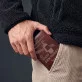Löscht den Durst - Leder Portemonnaie für Herren Löscht den Durst - Leder Portemonnaie für Herren