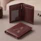Initiale Name - Leder Portemonnaie für Herren