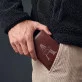 Initiale Name - Leder Portemonnaie für Herren