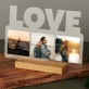 3 fotos love - Aufdruck auf Acrylglas LOVE