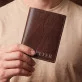 Name - Leder Portemonnaie für Herren Name - Leder Portemonnaie für Herren
