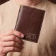 Initialen - Leder Portemonnaie für Herren Initialen - Leder Portemonnaie für Herren