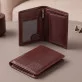 Monogramm - Leder Portemonnaie für Herren Monogramm - Leder Portemonnaie für Herren
