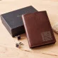 Monogramm - Leder Portemonnaie für Herren Monogramm - Leder Portemonnaie für Herren