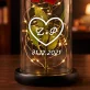 Herz + Datum - Ewige Rose Im Glas