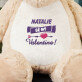 Be my valentine- Maskottchen mit Stickerei