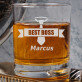 Best Boss - Whiskyglas Best Boss - Whiskyglas