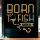 Born to fish - Flachmann mit Gravur Born to fish - Flachmann mit Gravur
