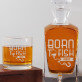 Born to fish - Whiskykaraffe und Whiskygläser - Set mit Gravur