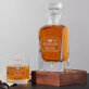 Company Limited - Whiskykaraffe und Whiskygläser - Set mit Gravur