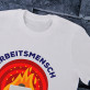 Arbeitsmensch - T-Shirt mit Aufdruck für Herren