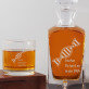 In der DNA - Whiskykaraffe und Whiskygläser - Set mit Gravur