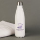 Verleiht dir Flügel - Weiße Wasserflasche 500 ml