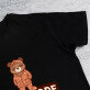 Hausmode - Schwarzes T-Shirt für Herren