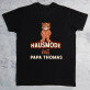 Hausmode - Schwarzes T-Shirt für Herren