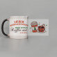 Lieber Weihnachtsmann, bring einfach Kaffee mit - Zaubertasse Lieber Weihnachtsmann, bring einfach Kaffee mit - Zaubertasse