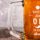 Opa in Vollzeit - personalisierter Bierkrug