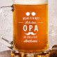 Opa in Vollzeit - personalisierter Bierkrug