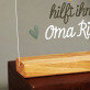 Opa weiß alles - Druck auf Acrylglas Opa weiß alles - Druck auf Acrylglas