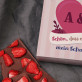 Schön, dass es Dich gibt, mein Schatz - Schokolade mit Erdbeeren