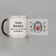 Danke, dass du es mit mir aushältst - Zaubertasse Danke, dass du es mit mir aushältst - Zaubertasse