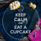 Eat cupcake - Tortenplatte