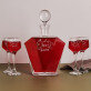 Floral - Likörkaraffe und Gläser - Set mit Gravur