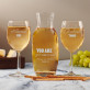Gin&Tonic - Weinkaraffe und zwei Weingläser - Set mit Gravur
