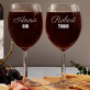 Gin&Tonic - Weinkaraffe und zwei Weingläser - Set mit Gravur