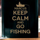 Go fishing - Flachmann mit Gravur