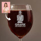 Grafik aus Ihrem Foto - Weinglas mit Gravur