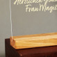 Herzlichen Glückwunsch Frau Magistra - Druck auf Acrylglas Herzlichen Glückwunsch Frau Magistra - Druck auf Acrylglas