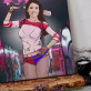 Harley Quinn - Leinwandbild aus Ihrem Foto