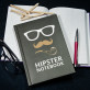Hipster - Notizbuch A5 mit Aufdruck