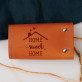 Home sweet home - Schlüsseletui aus Leder