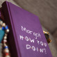 How you doin`? - Notizbuch A5 mit Aufdruck
