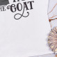 Hug the goat - T-Shirt mit Aufdruck für Damen