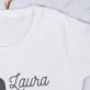 Hug the goat - T-Shirt mit Aufdruck für Damen